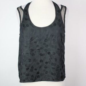 NWT Buffalo David Bitton Womens Medium Dotted Sleeveless Top